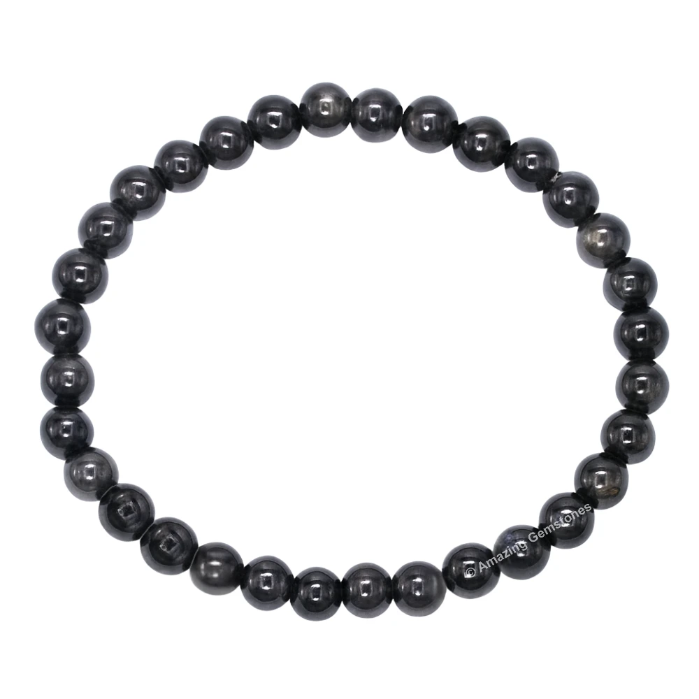 Blue & Black Tiger Eye Healing Crystal Bracelets - 6mm Beads