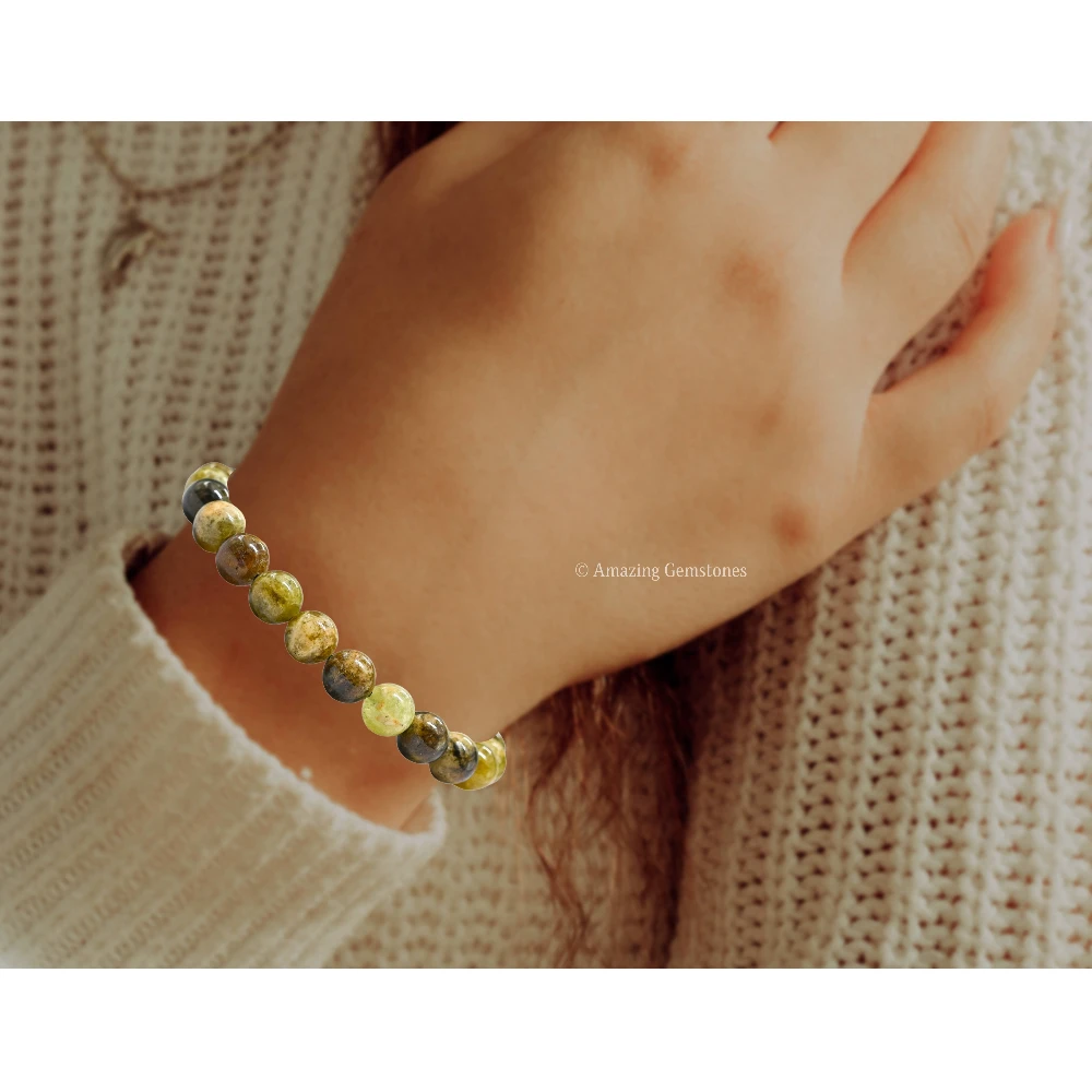 Grossular Green Garnet Bracelet (Adjustable)