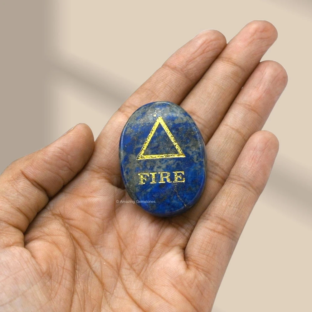 Lapis Lazuli Fifth Element Stones (Set of 5)