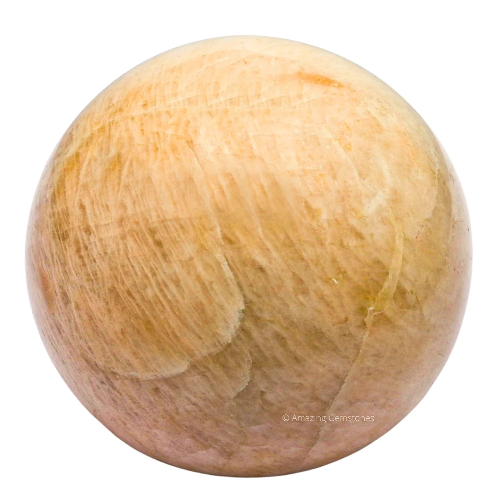 Large Cream Moonstone Sphere (3 Inch)