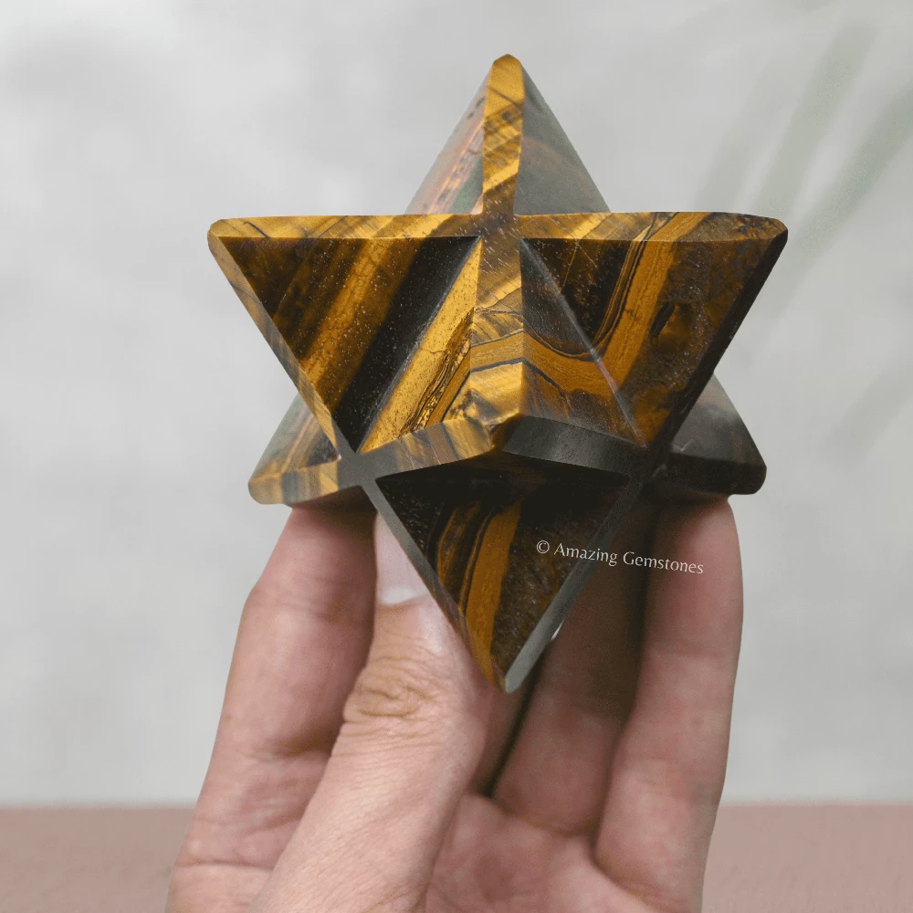 Tiger Eye Merkaba (45-55 mm)
