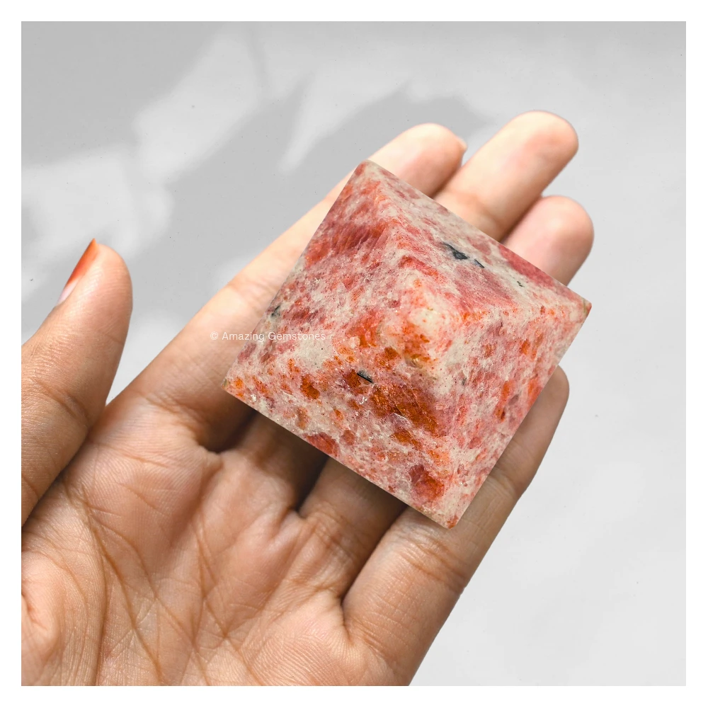 Sunstone Pyramid (1.5 Inch)