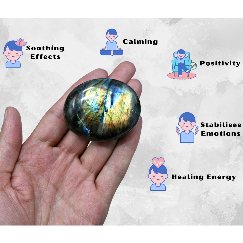 Labradorite Palm Stone