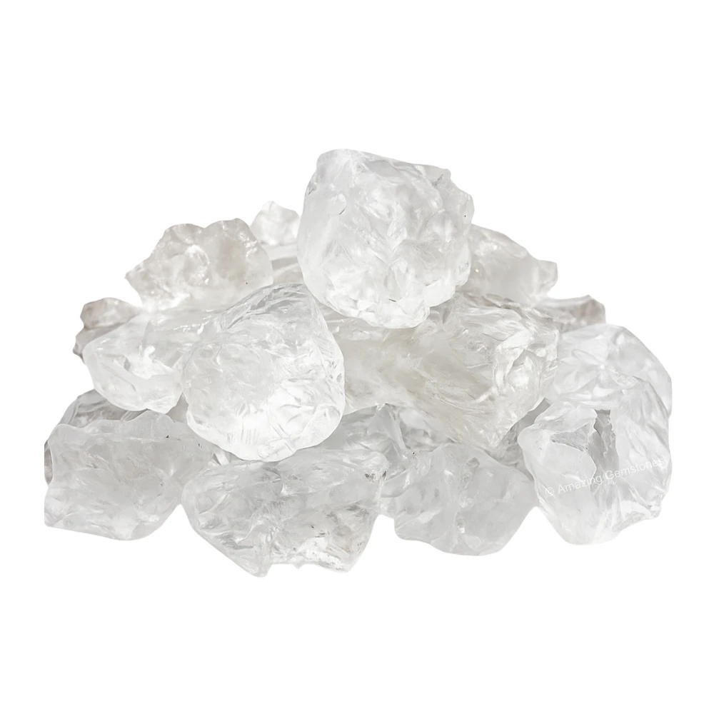 Clear Quartz Raw Crystals (Premium Grade) (1 LB)