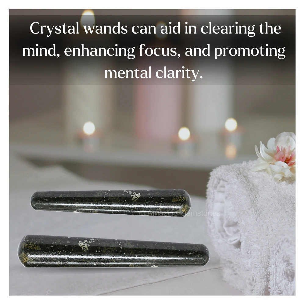 Nuummite Wand