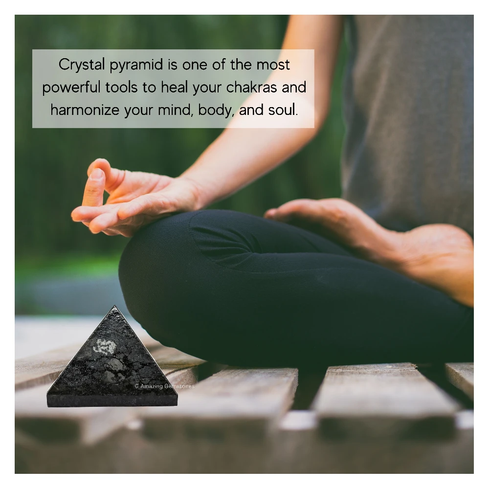 Nuummite Pyramid (2 Inch)