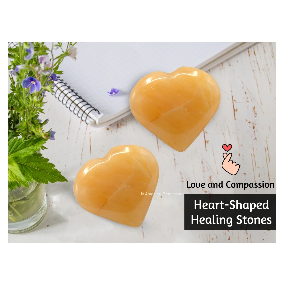 Yellow Aventurine Heart