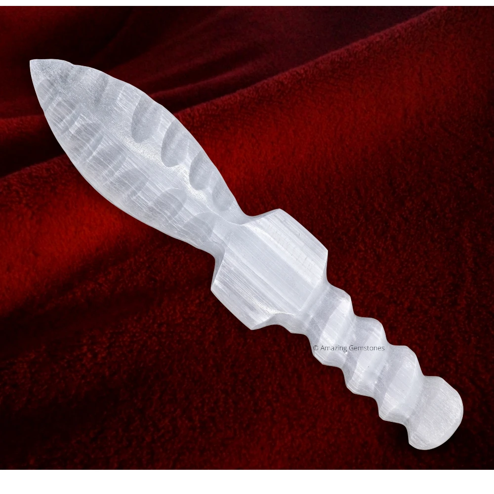 Selenite Knife Dagger