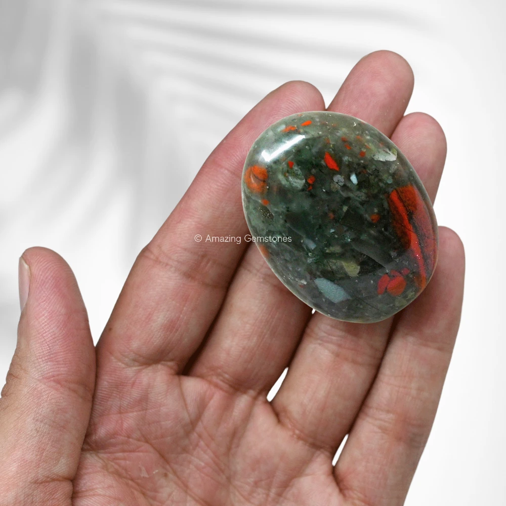 African Bloodstone Palm Stone