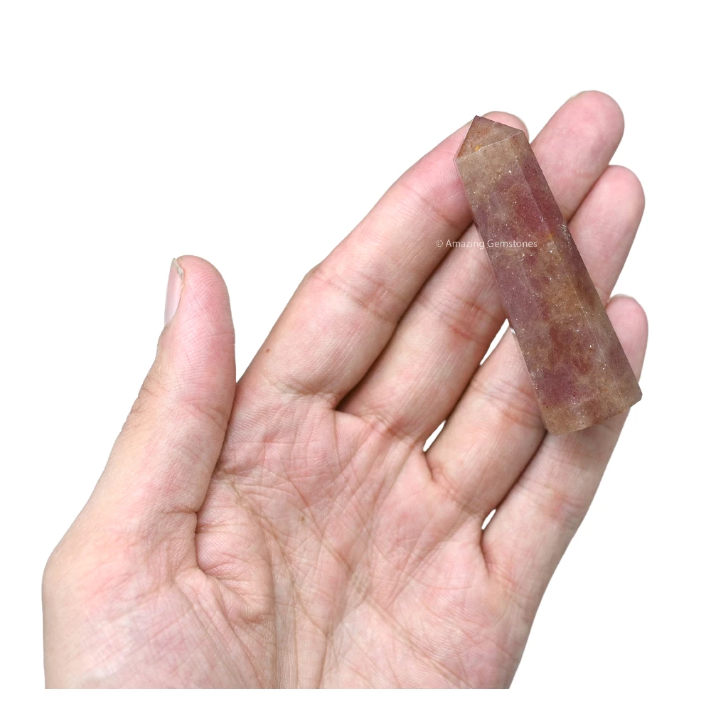 Strawberry Quartz Tower (2" to 3" INCH)