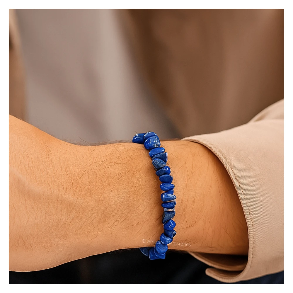 Lapis Lazuli Chips Bracelet