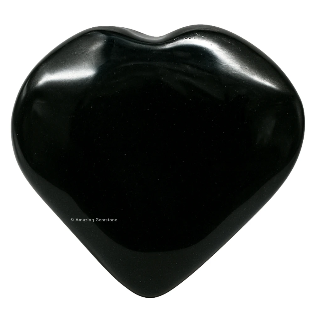 Black Tourmaline Heart (Pack of 2)