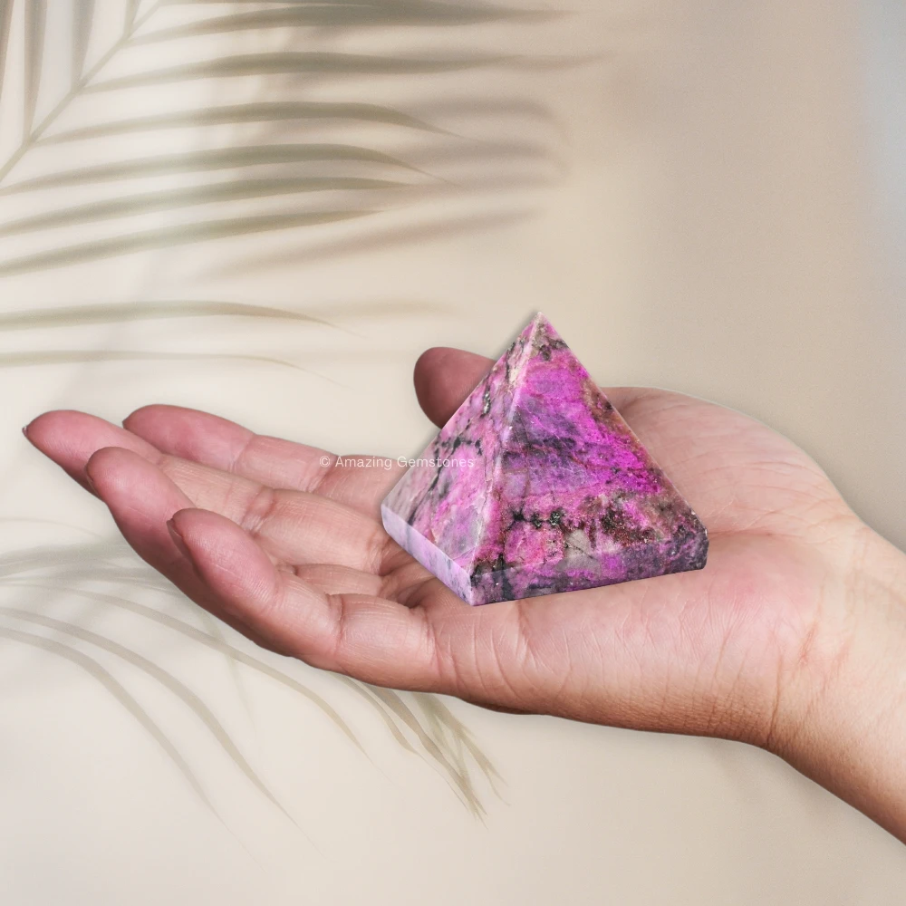 Cobalt Calcite Pyramid (1.5 Inch)