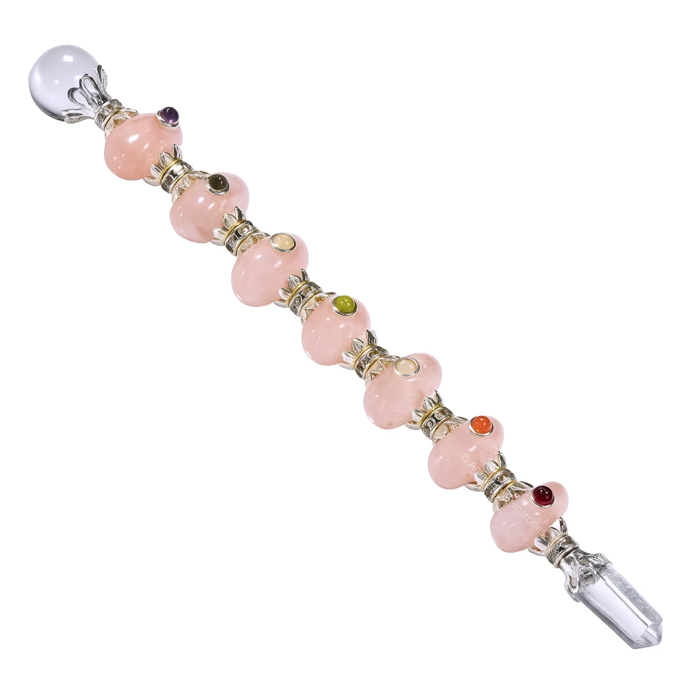 Rose Quartz Tumbled Healing Wand