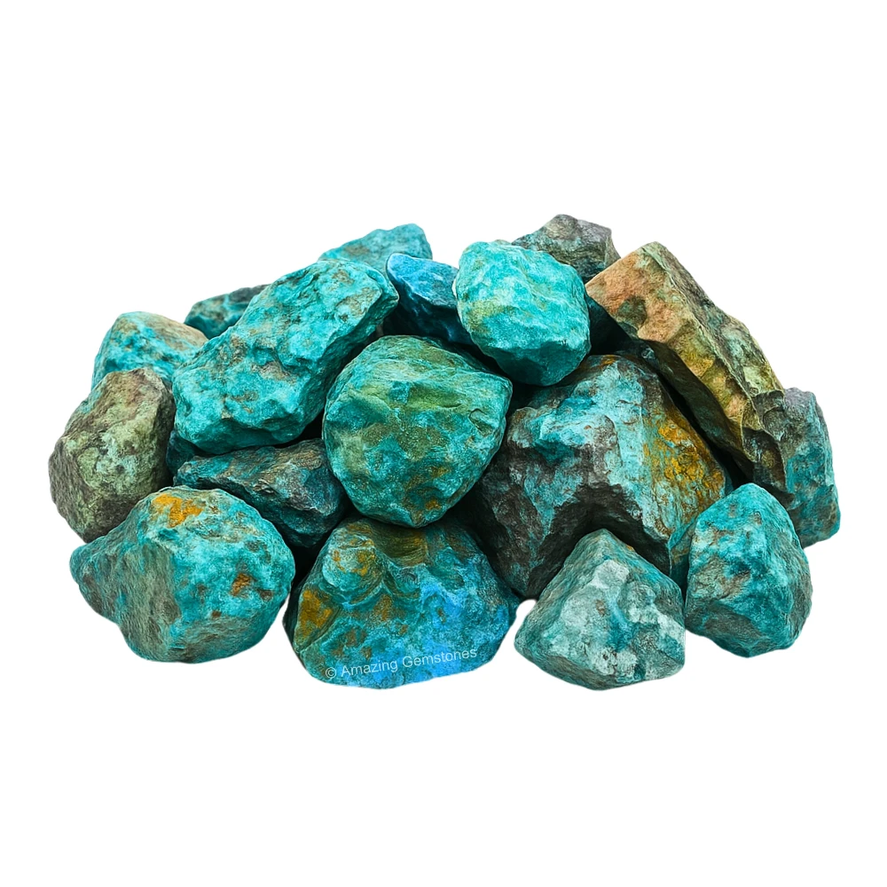 Chrysocolla Raw Crystals (2 Pieces)