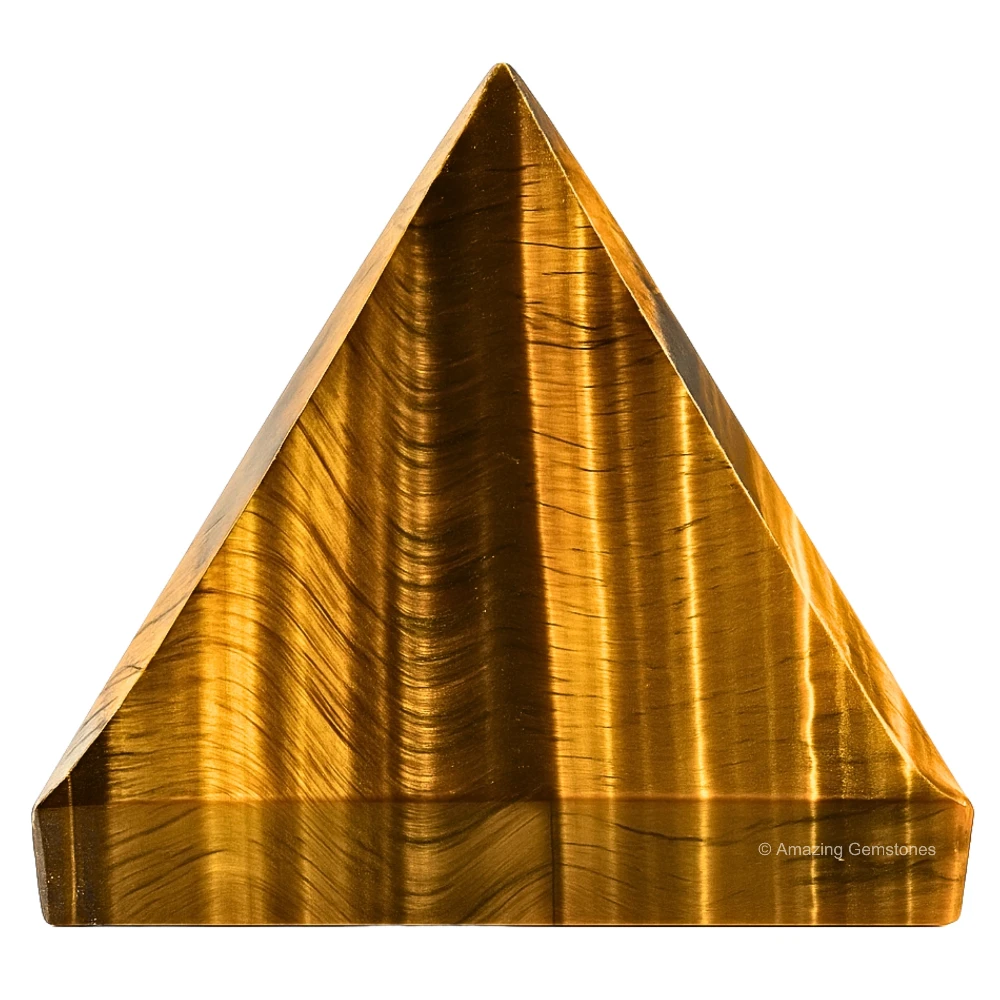 Tiger Eye Pyramid (1.5 Inch)