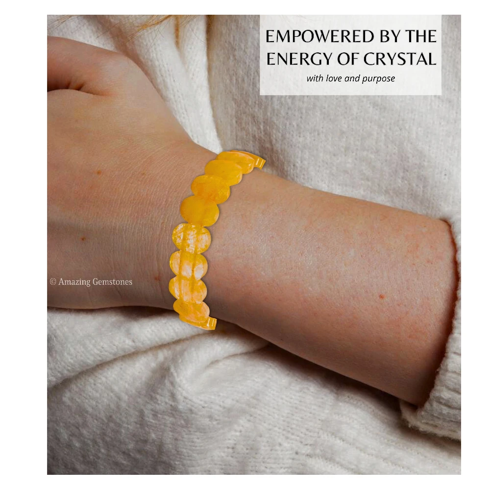 Citrine Faceted Bracelet - Oval Stone