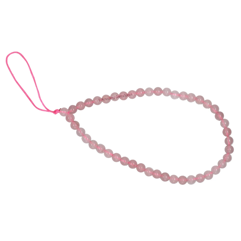 Rose Quartz Phone Charm