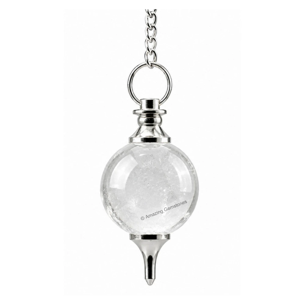 Clear Quartz Ball Pendulum