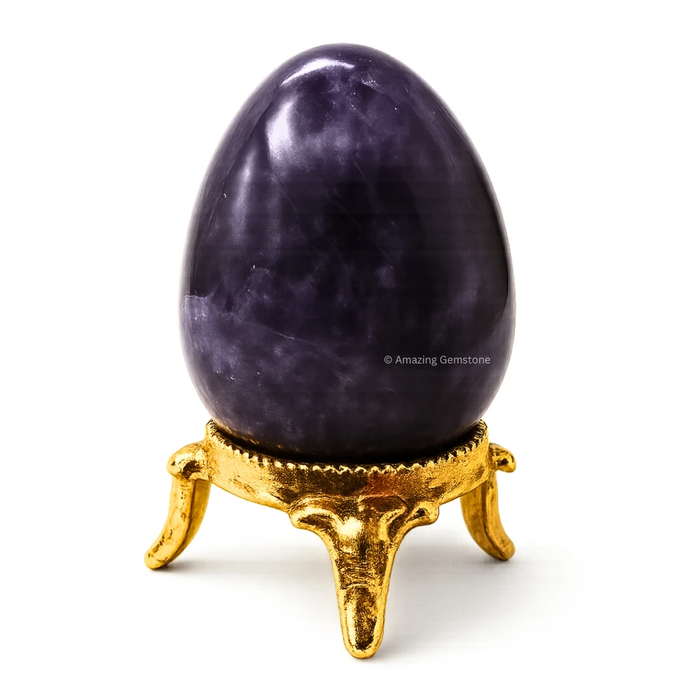 Lepidolite Crystal Egg Stone
