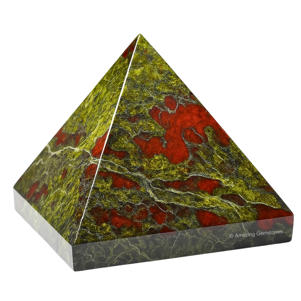Dragon Bloodstone Pyramid (2 Inch)