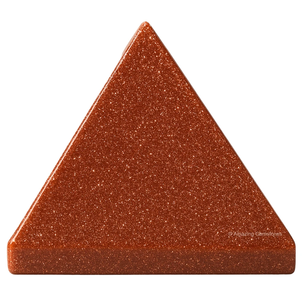 Red Goldstone Pyramid
