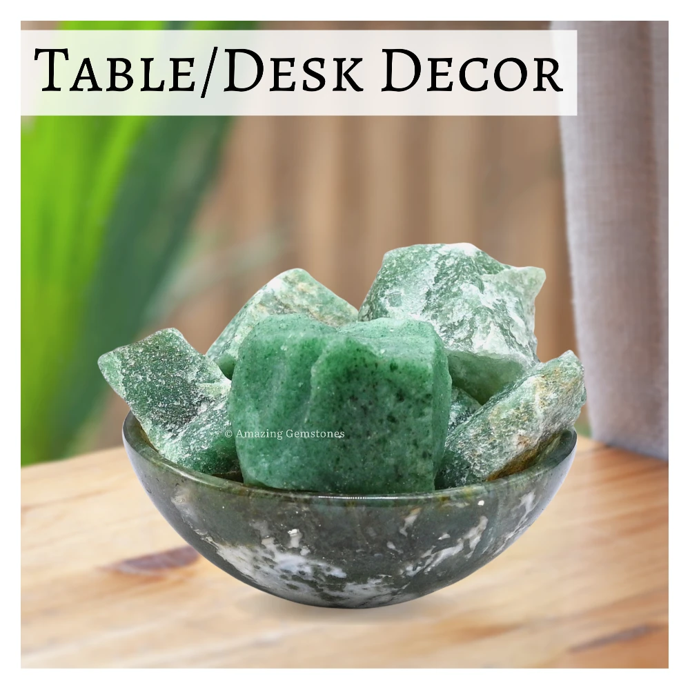 Green Aventurine Raw Crystals (2 Pieces)