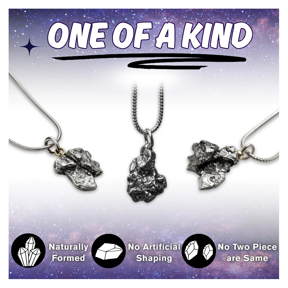 Authentic Campo del Cielo Meteorite Pendant