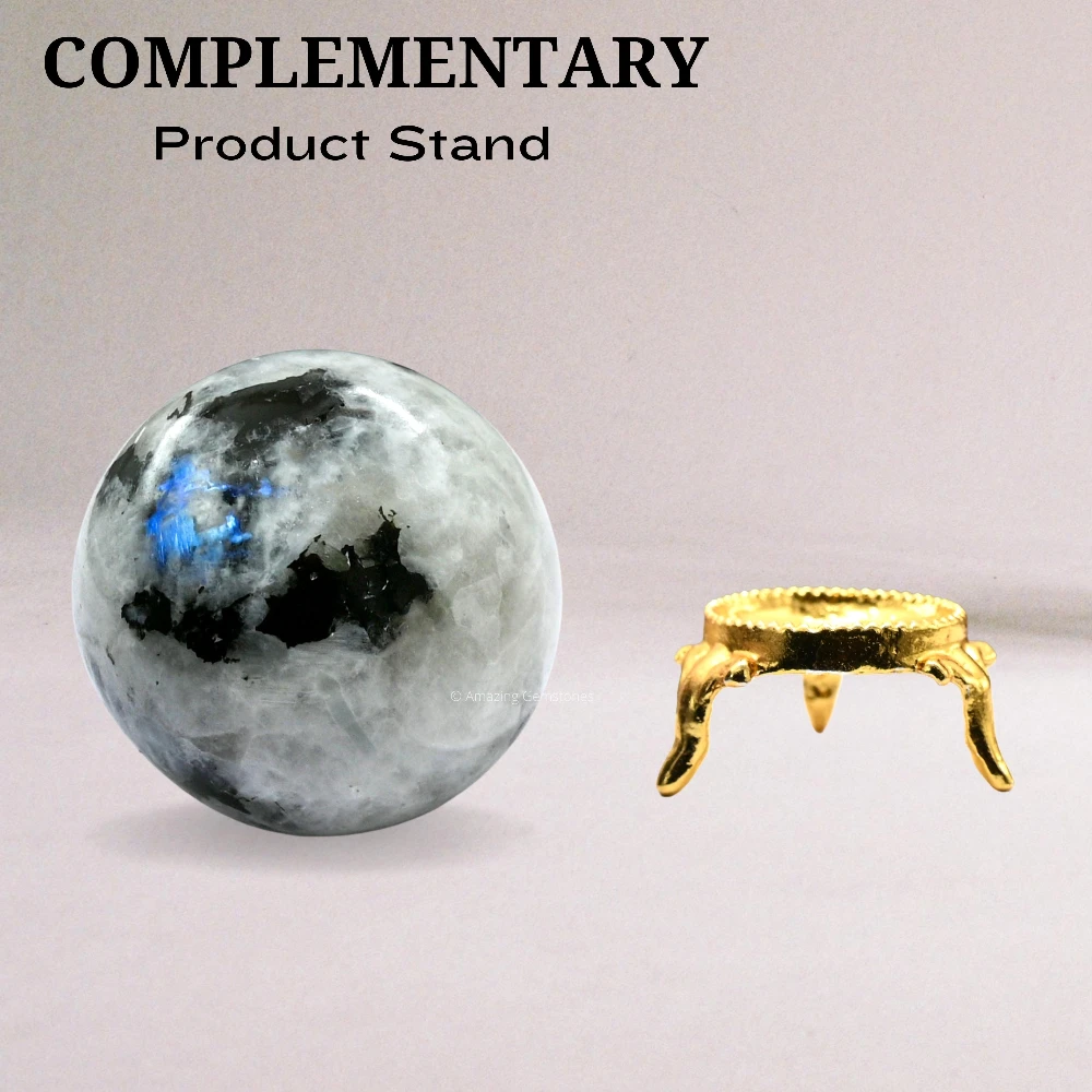 Rainbow Moonstone Sphere (1.5 Inch)