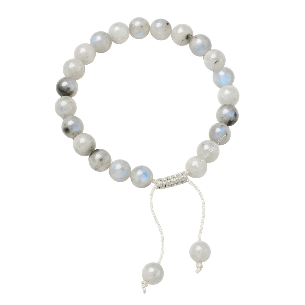 Rainbow Moonstone Bracelet (Adjustable)