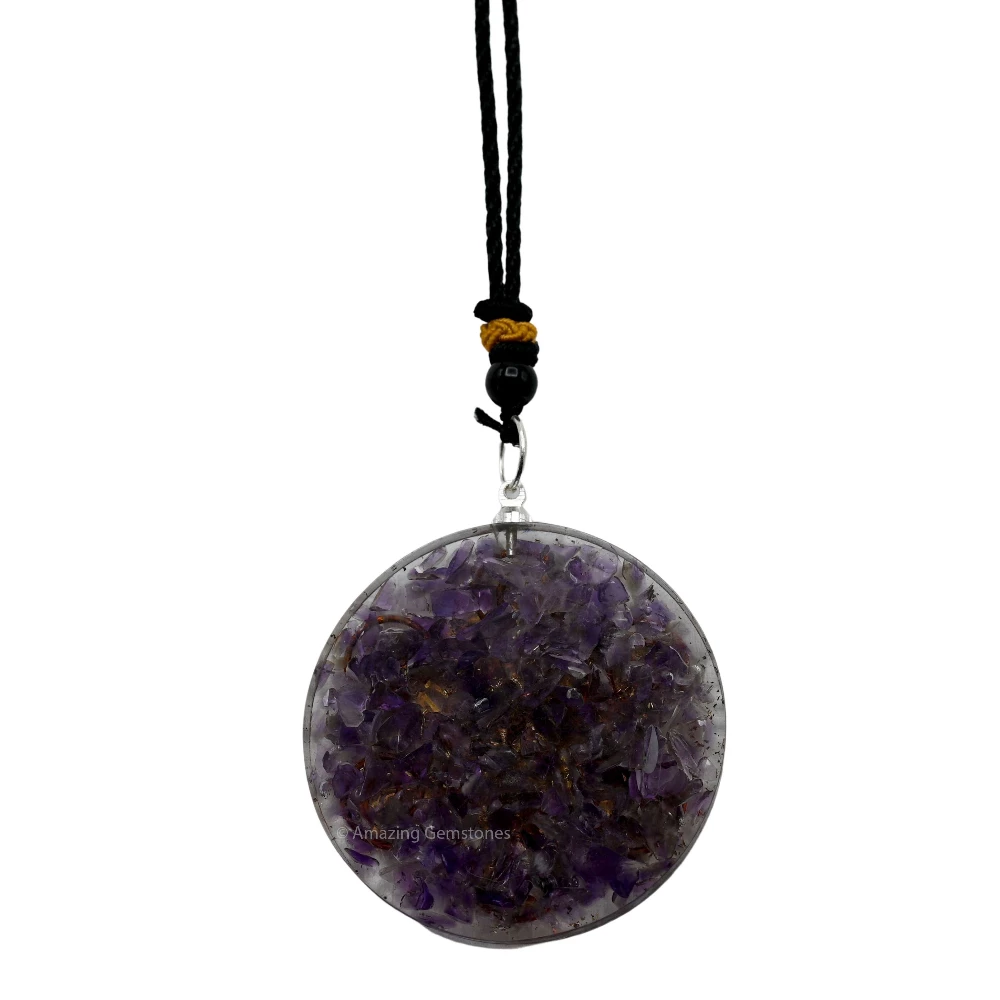 Amethyst Orgone Necklace - Metatron Chakra