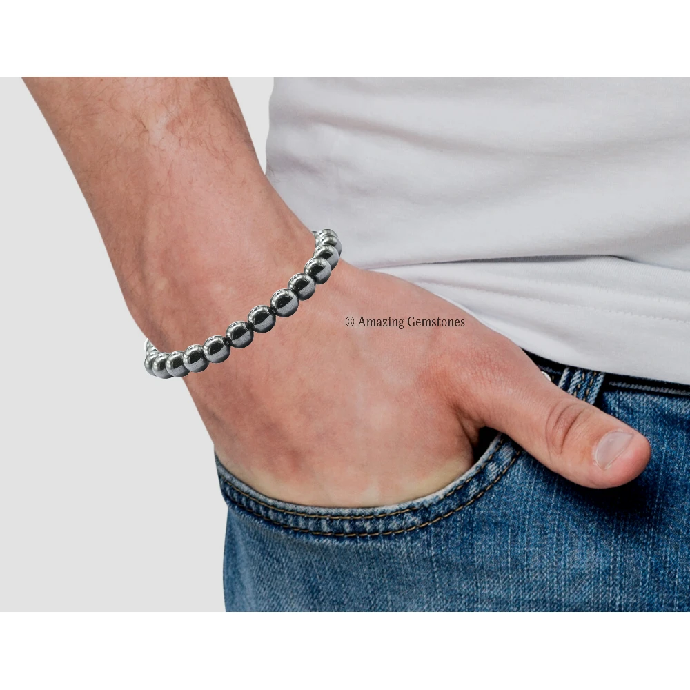 Hematite Bracelet (Strechable)