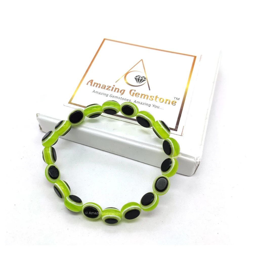 Green Evil Eye Bracelet