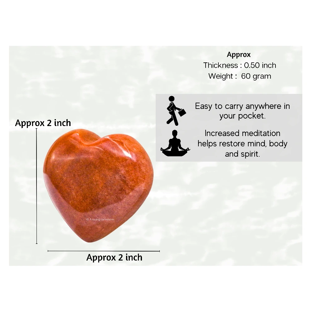 Chocolate Jasper Heart