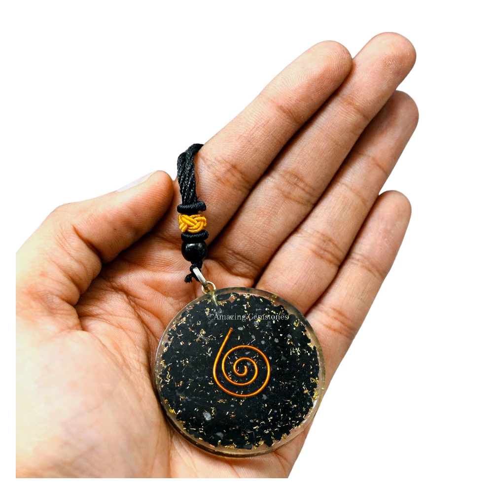 Shungite Necklace - Copper Coil