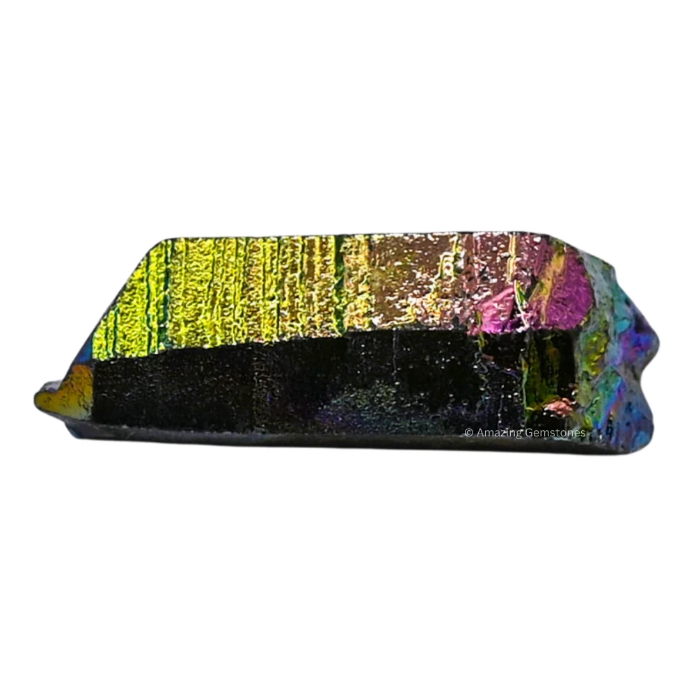 Titanium Aura Quartz Raw Crystal Points (5 Pieces)