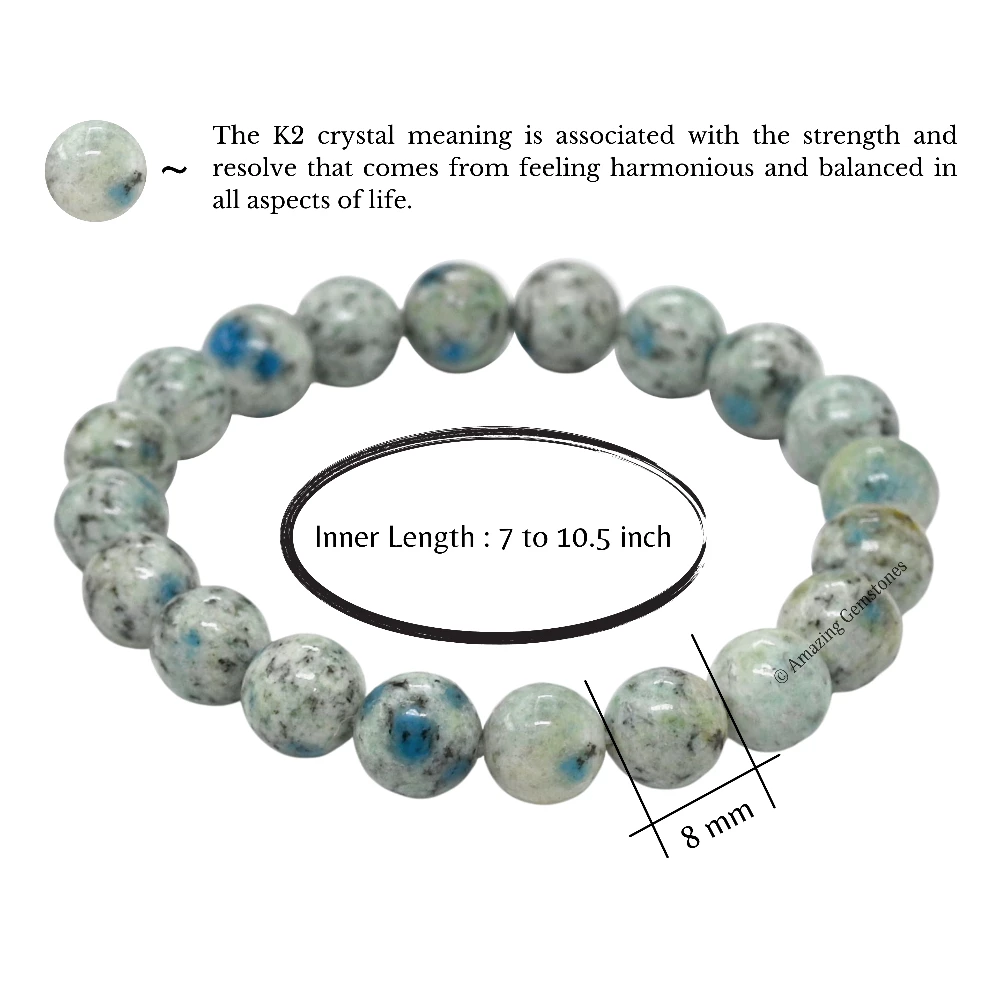 K2 Jasper Bracelet (Stretchable)