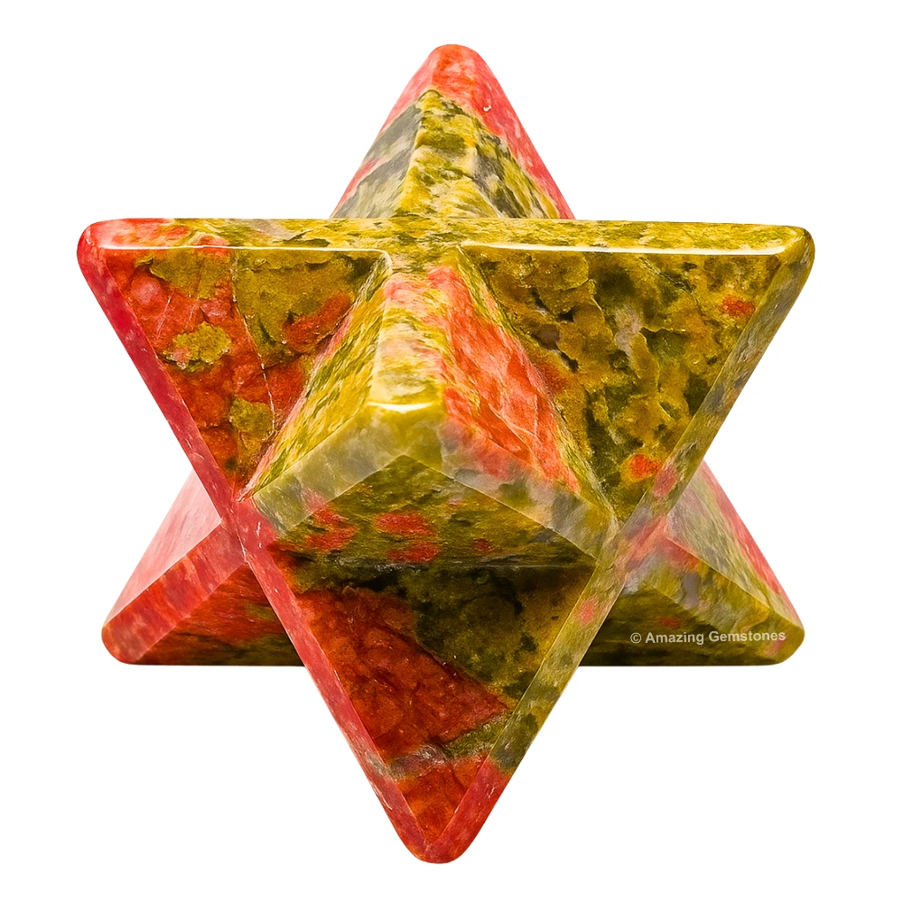 Unakite Merkaba (20-25 mm)