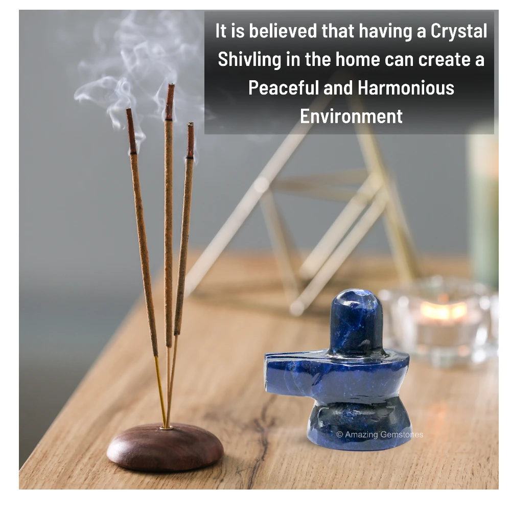 Dark Sodalite Shivling
