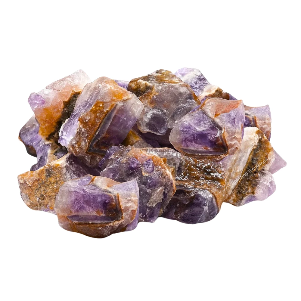 Amethyst Chevron Raw Crystals (2 Pieces)