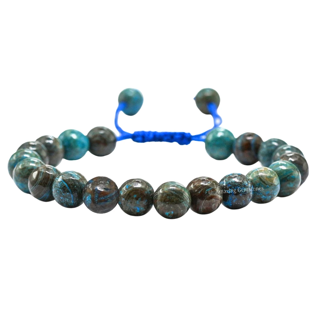 Chrysocolla Bracelet (Faceted-Adjustable)