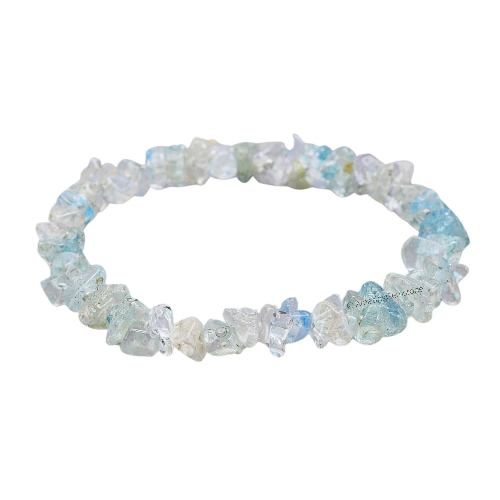 Aquamarine Chips Bracelet