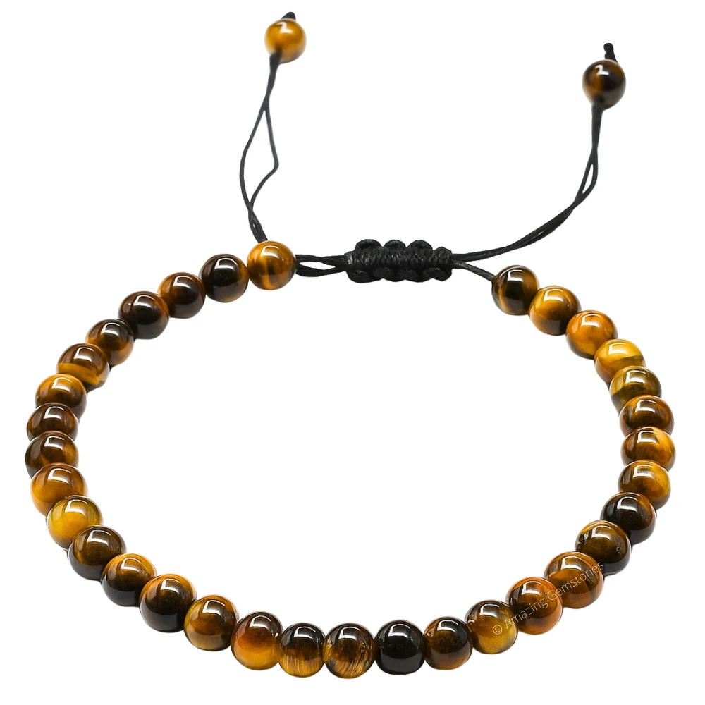 Tiger Eye Anklet (Without Knot)