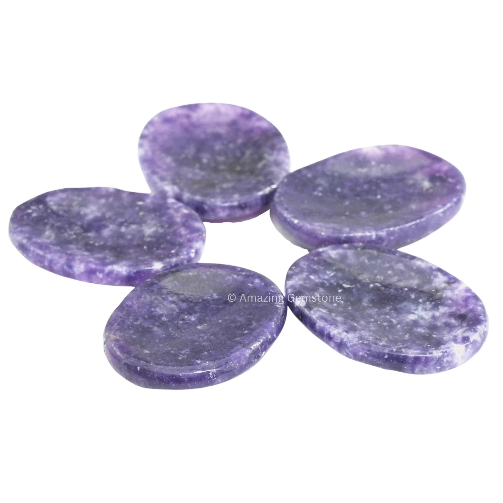 Lepidolite Worry Stone