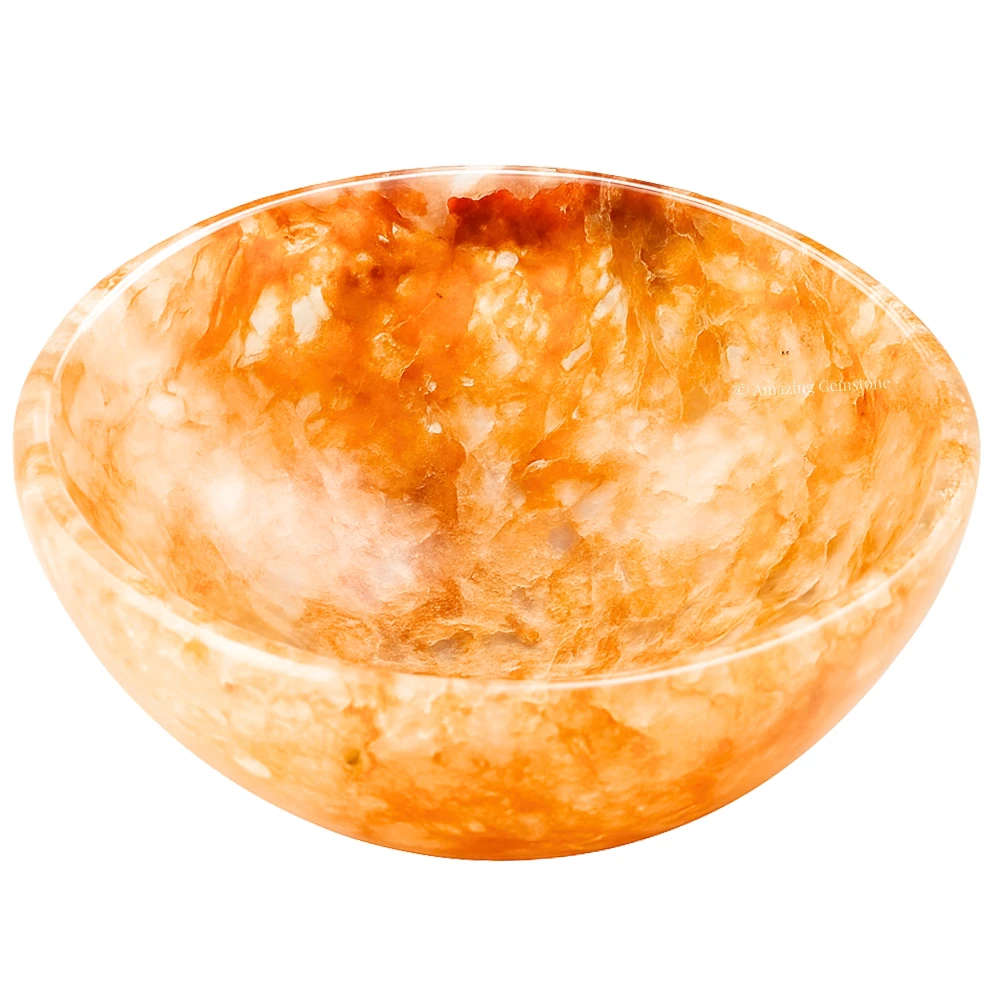 Golden Quartz Crystal Bowl - 3 Inch