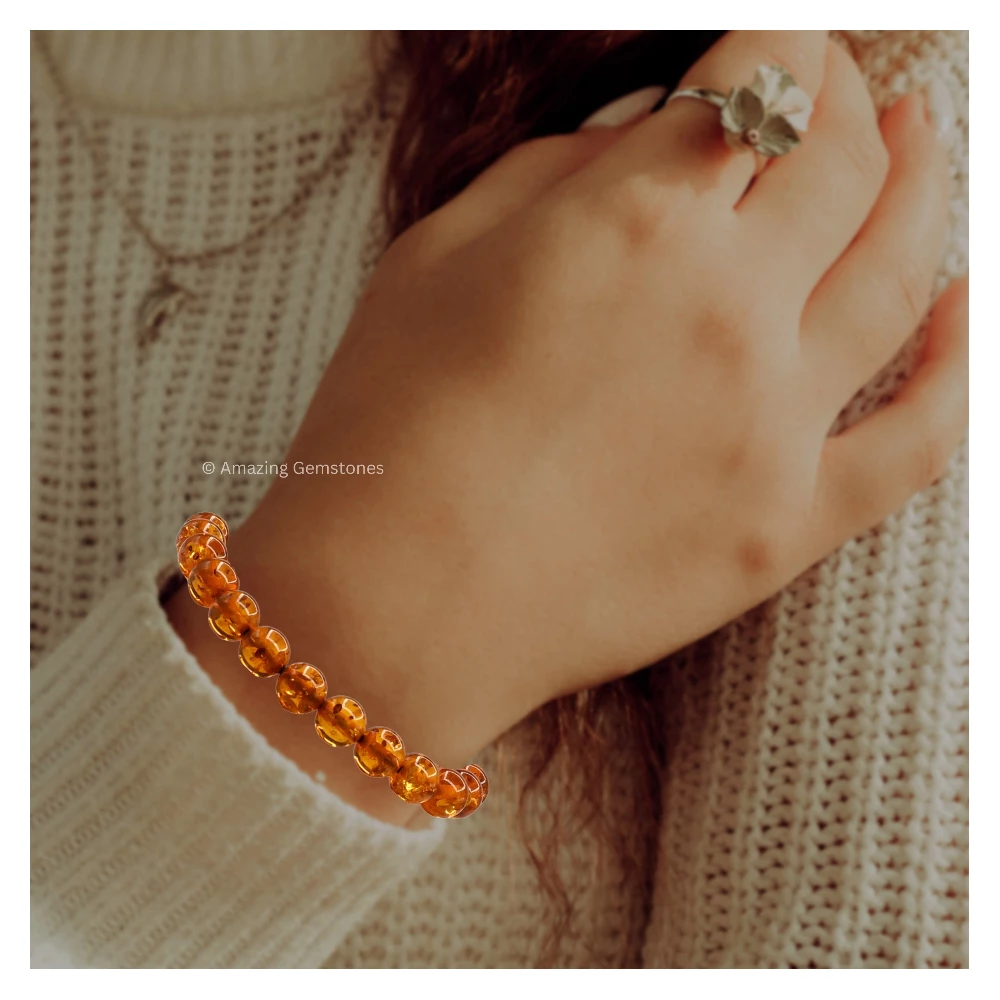 Amber Bracelet (Adjustable)