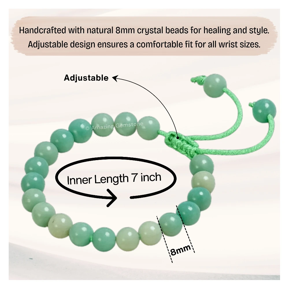 Premium Amazonite Bracelet (Adjustable)