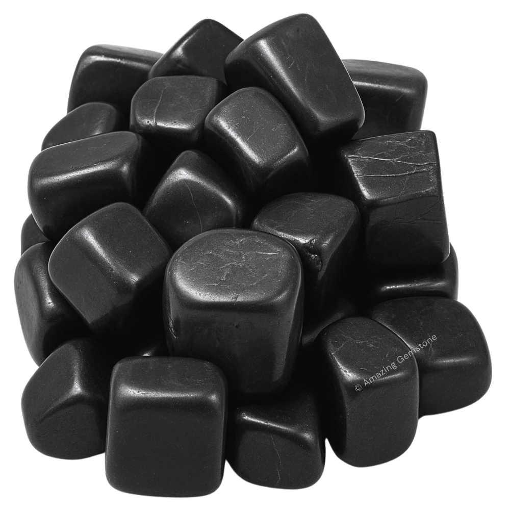 Tumbled Shungite Crystals Stones (1000+ Carats)