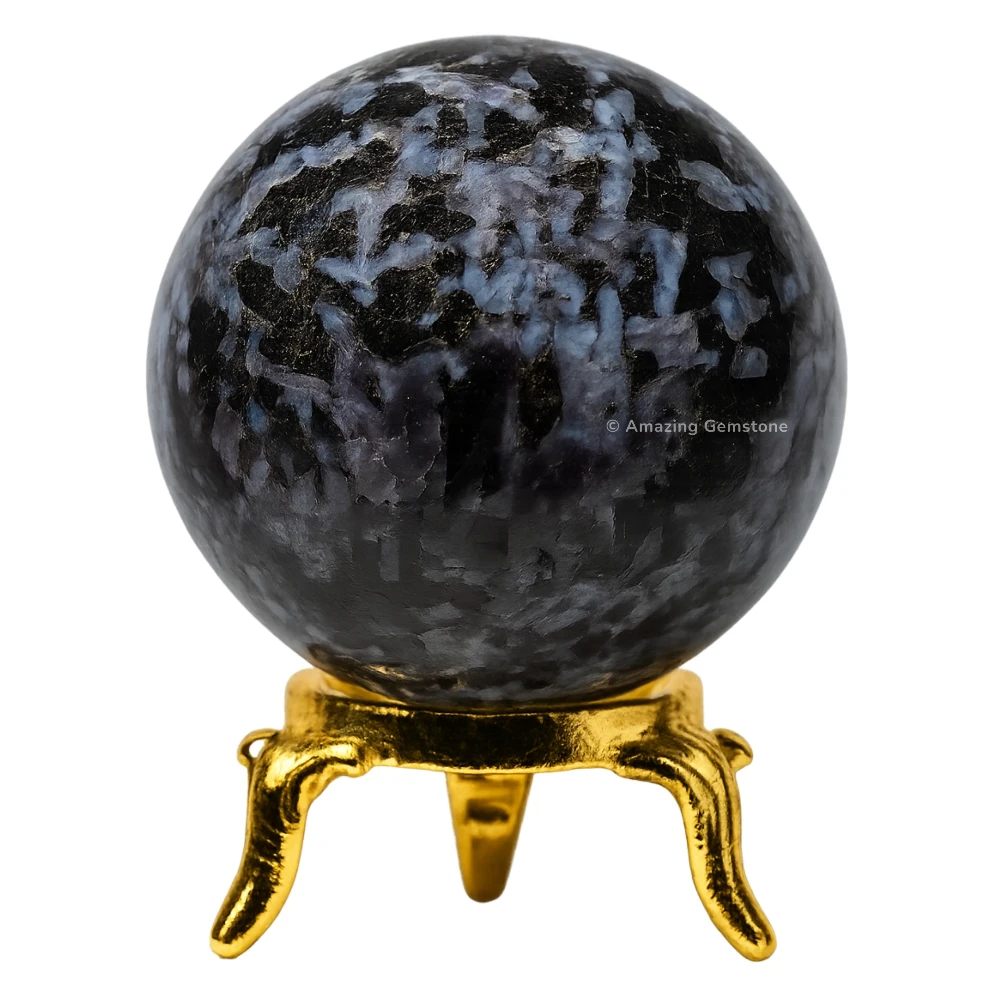 Indigo Gabbro Sphere (2 Inch)