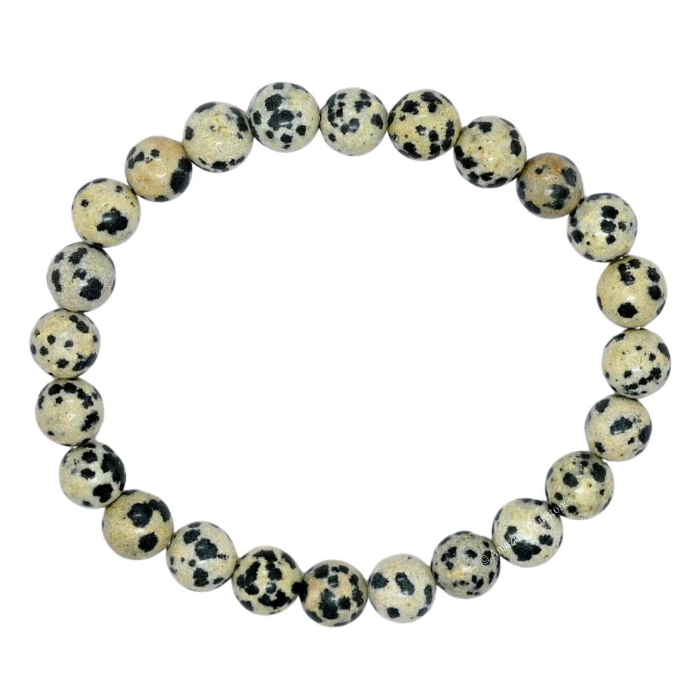 Dalmatian Jasper Bracelet (Strechable)